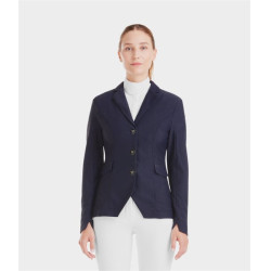 Casaco de competição Aeromesh feminino Horse Pilot Noite escura Preto