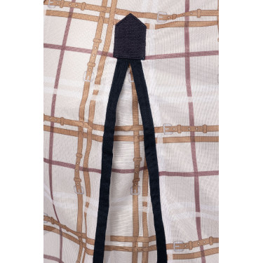 Capa anti-moscas Horze Defender Estampa xadrez Multicolor Capa anti-moscas Horze Defender Estampa xadrez Multicolor