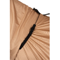 Capa anti-UV e anti-eczema com aba ventral e pescoço Horze Castanho claro Capa anti-UV e anti-eczema com aba ventral e pescoço Horze Castanho claro