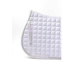 Almofada de sela mista de competição Horze Malmo Branco Almofada de sela mista de competição Horze Malmo Branco