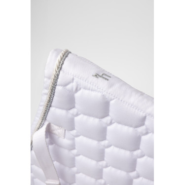 Almofada de sela mista de competição Horze Malmo Branco Almofada de sela mista de competição Horze Malmo Branco