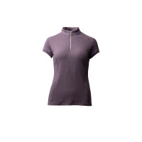 Camisa de treino Horze Mina feminina Ameixa preta