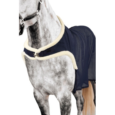 Cobertura de caminhada em malha Horze Abertura Azul-marinho