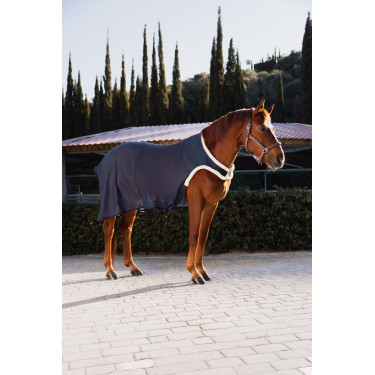 Cobertura de caminhada em malha Horze Abertura Azul-marinho