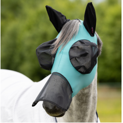 Máscara anti-moscas com nariz LeMieux Bug Relief Full Lagoa Azul Máscara anti-moscas com nariz LeMieux Bug Relief Full Lagoa Azul