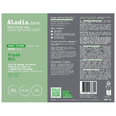 Óleo de massagem Alodis Care Óleo Fresh Óleo de massagem Alodis Care Óleo Fresh