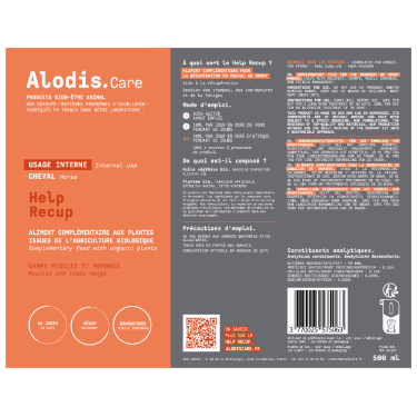 Alimento complementar Alodis Care Help Recup Alimento complementar Alodis Care Help Recup