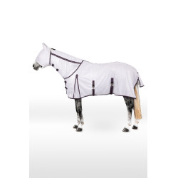 Cobertura, pescoço e máscara anti-moscas Horze La Paz Ameixa preta Violeta