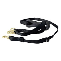 Martingal longo de nylon com mosquetões Finn-Tack Pro Preto Martingal longo de nylon com mosquetões Finn-Tack Pro Preto