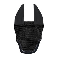 Touca GEM Mesh curta Preto / prateado