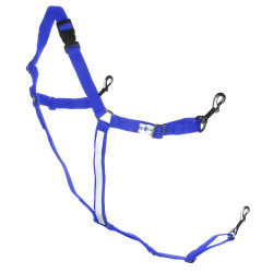 Bridão americano sintético pônei Finn-Tack Pro Azul / branco