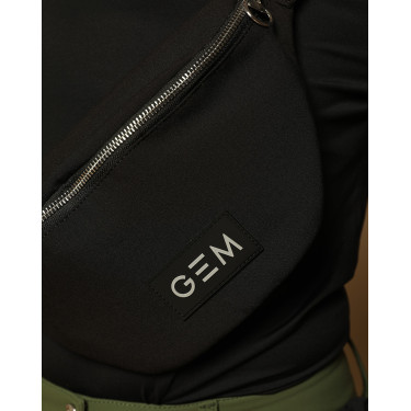 Pochete GEM Luna Preto / prateado