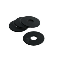 Arruelas de borracha para embocadura Finn-Tack Preto