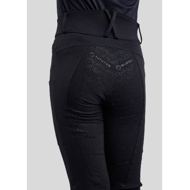 Legging Montar Logo júnior full grip Marinho Azul-marinho Legging Montar Logo júnior full grip Marinho Azul-marinho