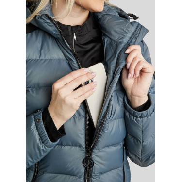 Casaco Montar MoAthena refinado feminino Ardósia escura Cinzento