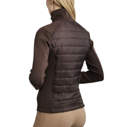 Casaco acolchoado feminino Montar Emma Castanho Casaco acolchoado feminino Montar Emma Castanho