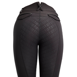 Calça Montar MoGloria full grip feminina faixa caviar Preto