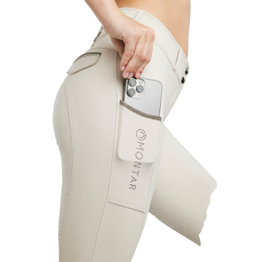 Calça Montar MoGloria full grip feminina faixa caviar Cinza prateado claro Cinzento Calça Montar MoGloria full grip feminina faixa caviar Cinza prateado claro Cinzento