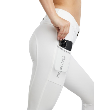 Calça Montar MoMaggie Gun Metal Crystal full grip feminina Calça Montar MoMaggie Gun Metal Crystal full grip feminina