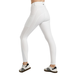 Calça de Montaria MoElaine com logotipo recortado a laser e full grip feminino