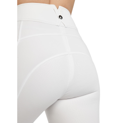 Calça de Montaria MoElaine com logotipo recortado a laser e full grip feminino Branco
