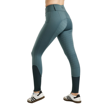 Legging Montar MoStar mesh e faixa com logotipo alumínio full grip feminino