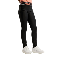 Legging Montar MoAVA VIV Cintura elástica com logotipo full grip júnior Preto