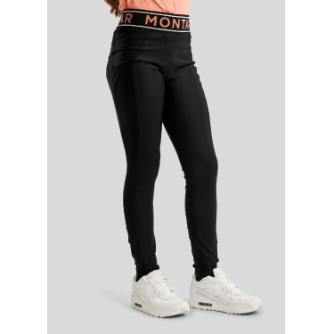 Legging Montar MoAVA VIV Cintura elástica com logotipo full grip júnior
