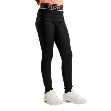 Legging Montar MoAVA VIV Cintura elástica com logotipo full grip júnior Legging Montar MoAVA VIV Cintura elástica com logotipo full grip júnior