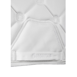 Almofada de sela Montar dressage Flow Logoquilted Branco