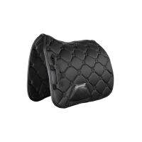 Almofada de sela Montar dressage Flow Logoquilted Preto