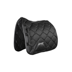 Almofada de sela Montar dressage Flow Logoquilted Preto