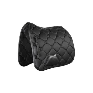 Almofada de sela Montar dressage Flow Logoquilted Preto