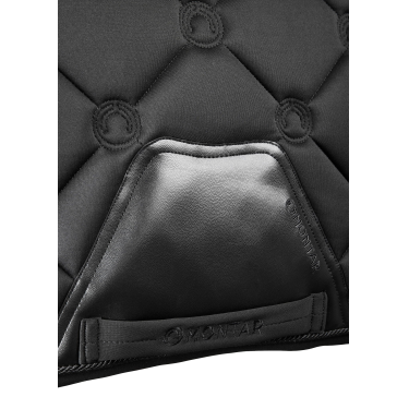 Almofada de sela Montar dressage Flow Logoquilted Preto