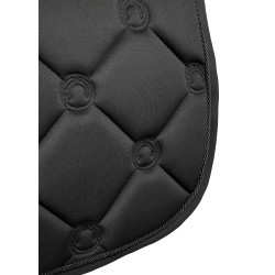 Almofada de sela Montar dressage Flow Logoquilted Preto