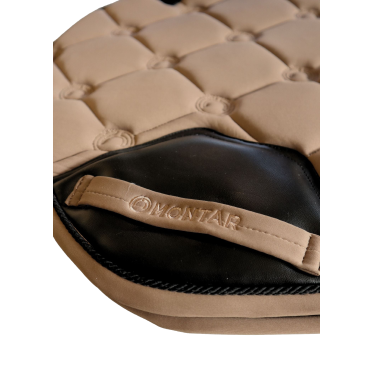 Sela de equitação Montar CSO softshell Flow Latté Castanho