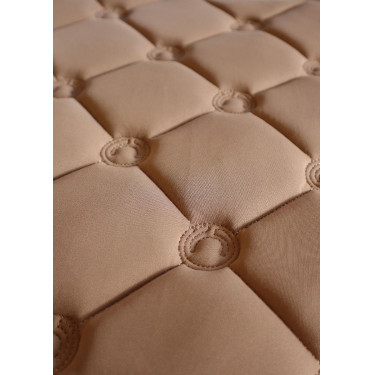 Sela de equitação Montar CSO softshell Flow Latté Castanho