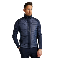 Colete acolchoado sem mangas Montar Emanuel Quilt feminino Preto