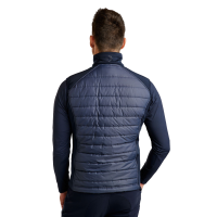 Colete acolchoado sem mangas Montar Emanuel Quilt feminino Marinho Azul-marinho Colete acolchoado sem mangas Montar Emanuel Quilt feminino Marinho Azul-marinho