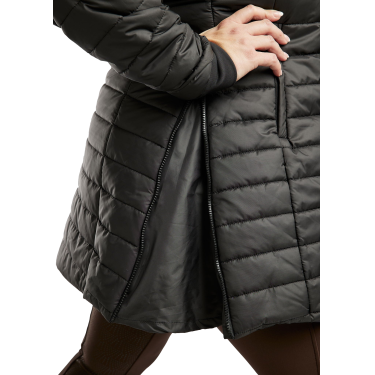 Casaco acolchoado longo Montar MoKately Curve feminino Preto Casaco acolchoado longo Montar MoKately Curve feminino Preto
