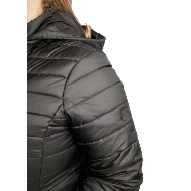 Casaco acolchoado longo Montar MoKately Curve feminino Preto Casaco acolchoado longo Montar MoKately Curve feminino Preto