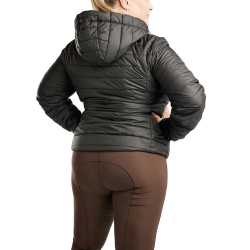 Casaco acolchoado Montar MoKately Curve feminino Preto