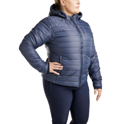 Casaco acolchoado Montar MoKately Curve feminino Marinho escuro Azul