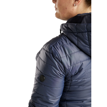 Casaco acolchoado Montar MoKately Curve feminino Marinho escuro Azul