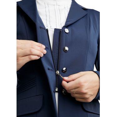 Casaco de competição Montar MoKatniss crystal gun metal mulher Marinho Azul-marinho