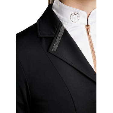 Casaco de competição Montar MoGloria faixa de caviar feminino Casaco de competição Montar MoGloria faixa de caviar feminino