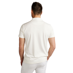Polo de competição Montar MoWill estruturado feminino Branco