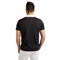 Polo de competição Montar MoWill estruturado feminino Preto