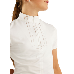 Polo de concurso Montar MoViolet Junior cristal rosé dourado