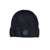 Gorro de lã tricotado Montar com logotipo Preto Gorro de lã tricotado Montar com logotipo Preto